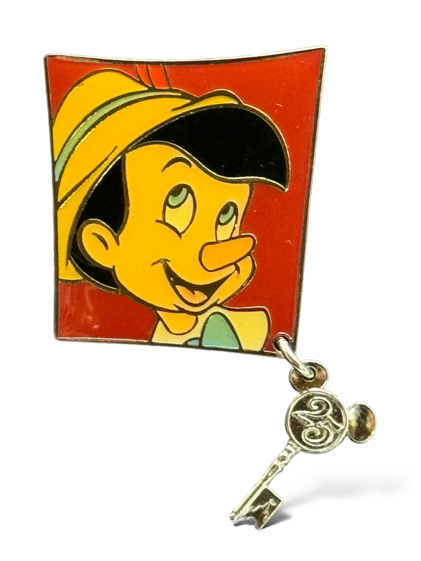 TDR 25th Anniversary Character Sketch Pinocchio Dangle Pin