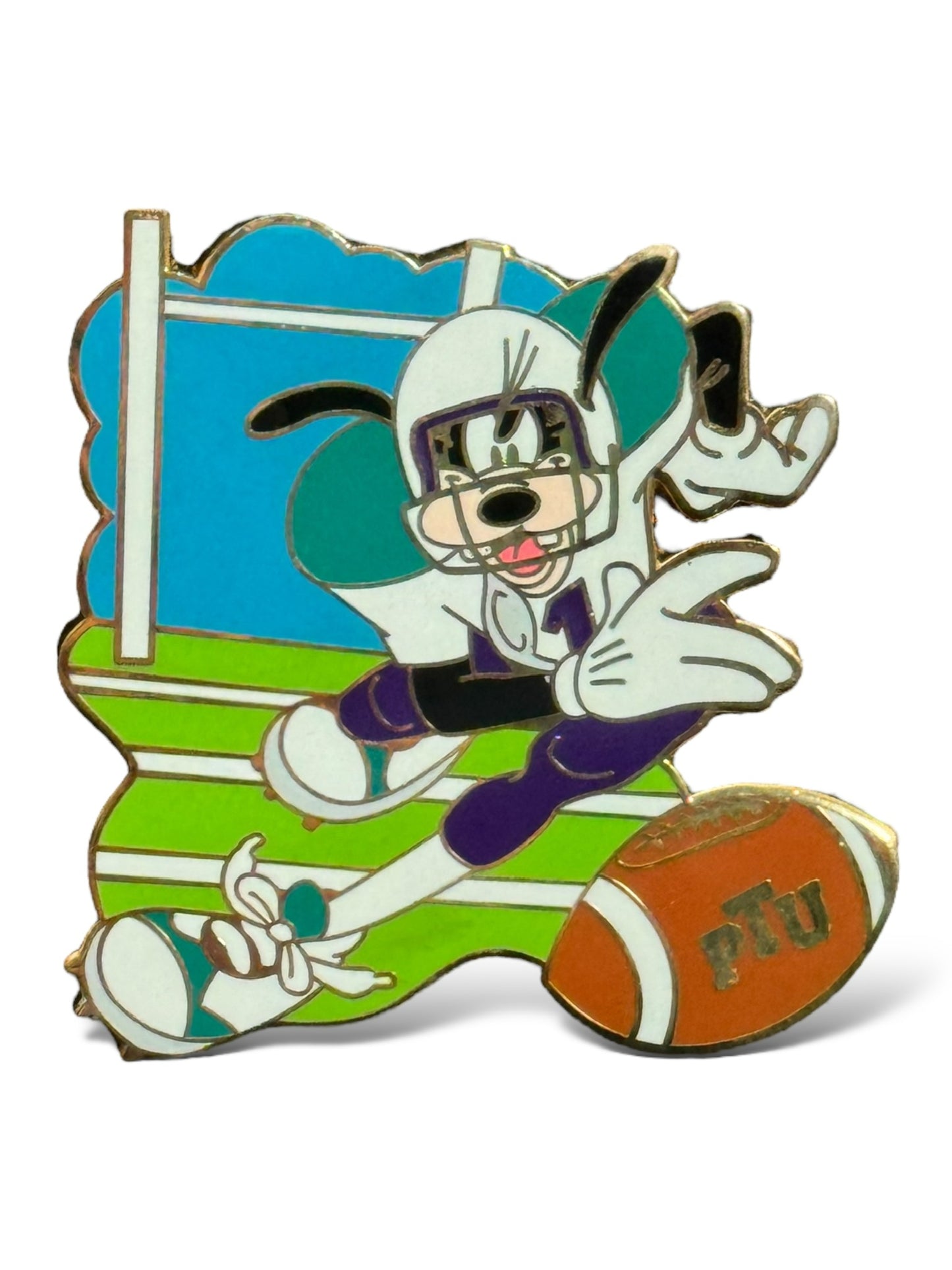 WDW Pin Trading University Goofy Sports Mystery Football Pin