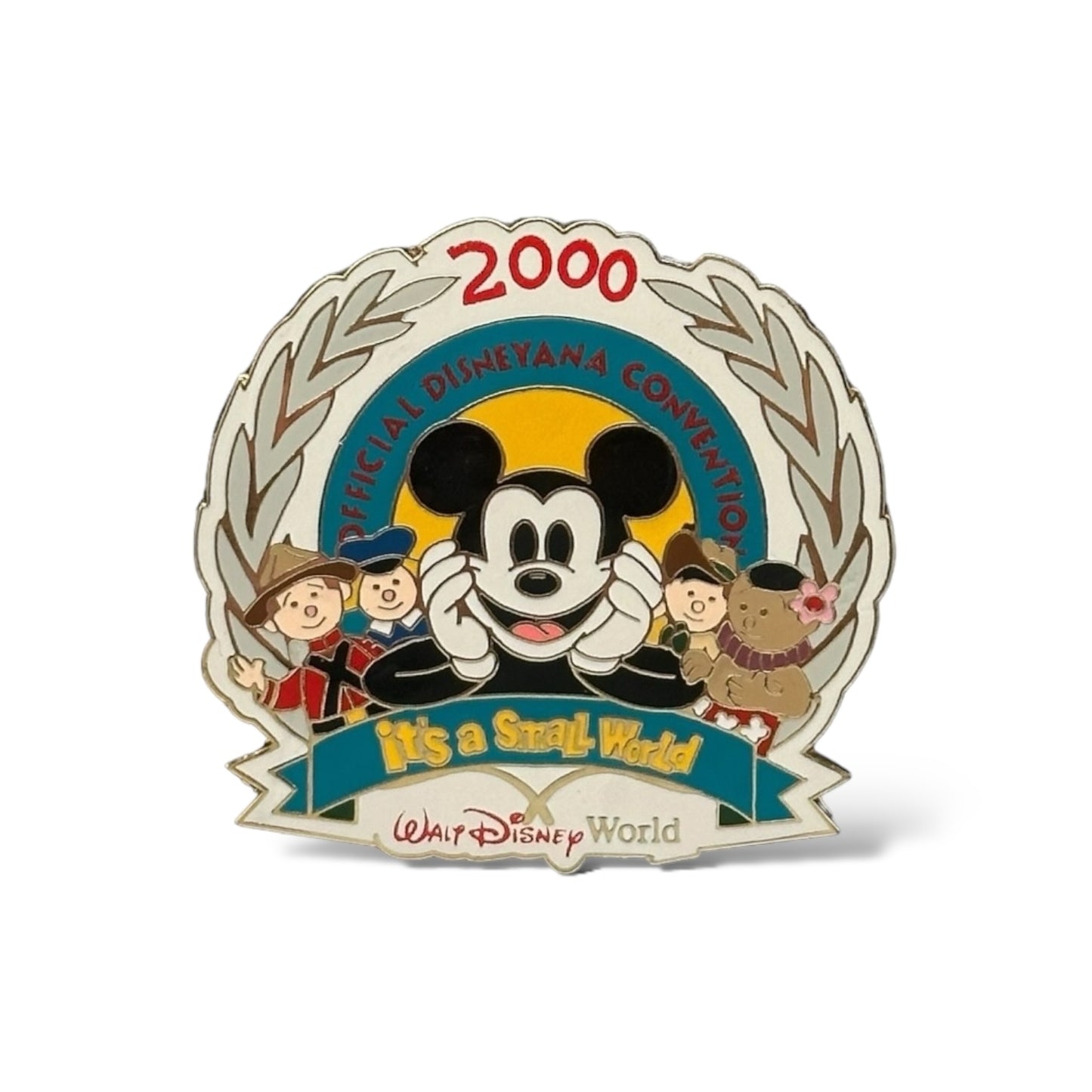 WDW Mickey Mouse It's a Small World Disneyana Convention 2000 Pin