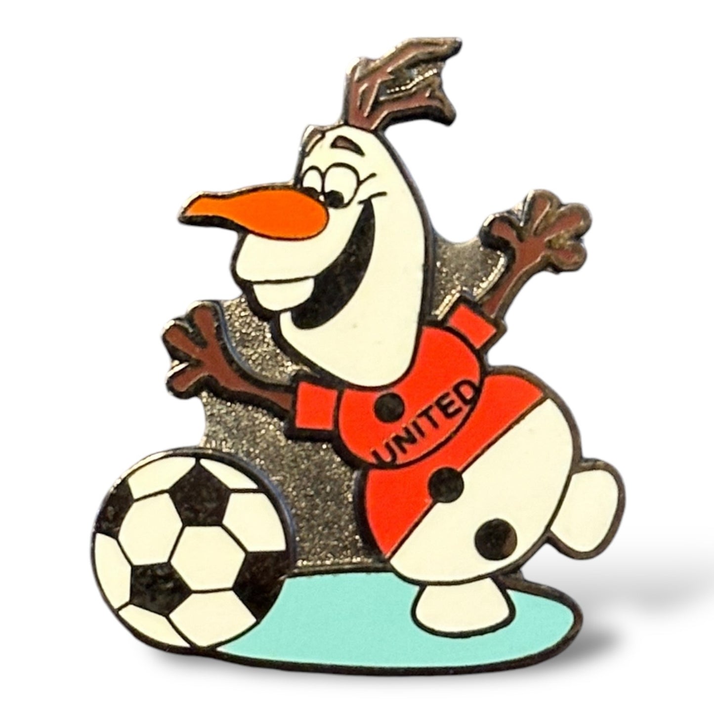 Olaf Playing Soccer Fantasy Pin