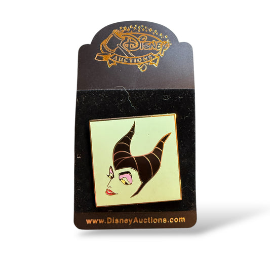 Disney Auctions Character Faces Maleficent Pin