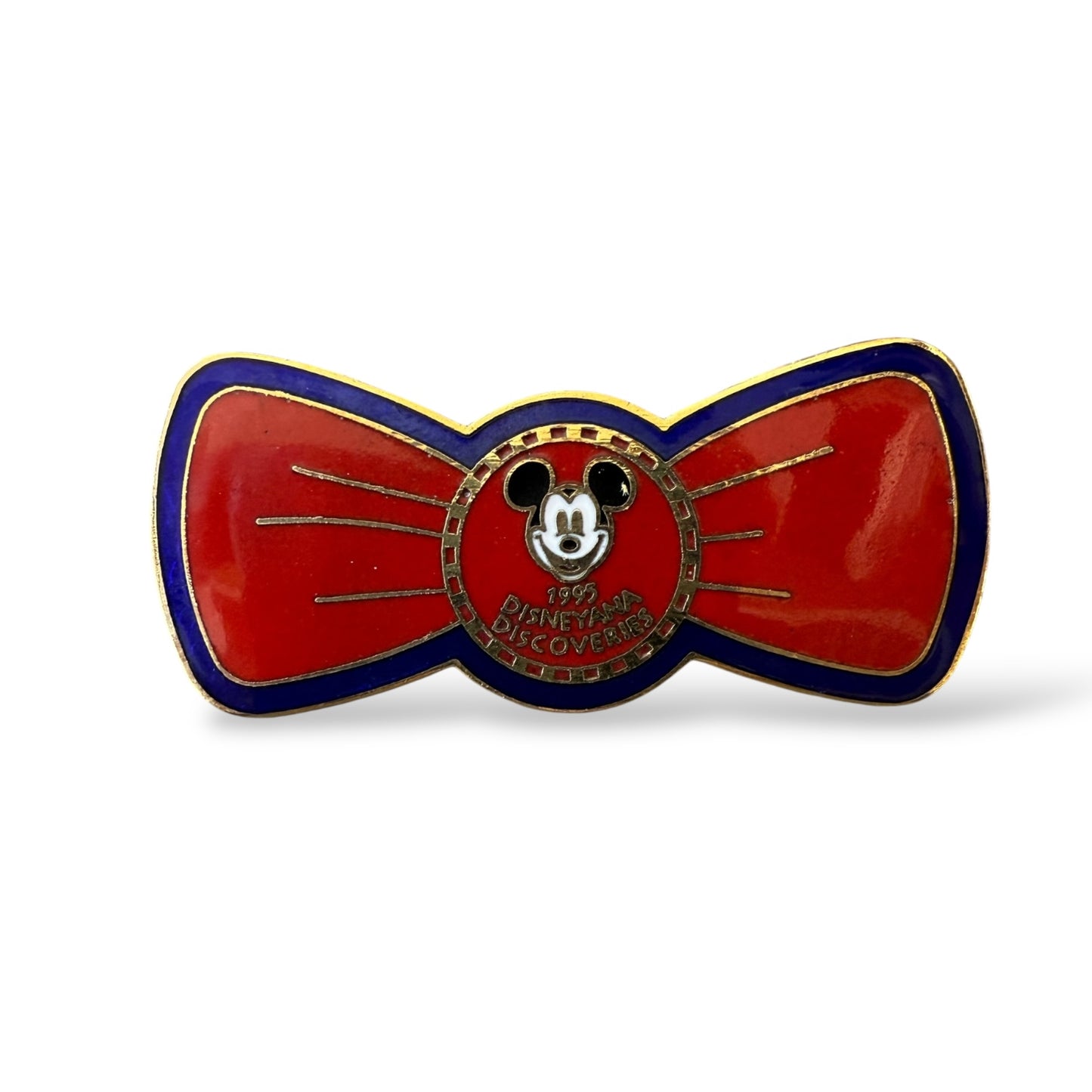 WDW Disneyana Discoveries Tour Bow Tie 1995 Pin