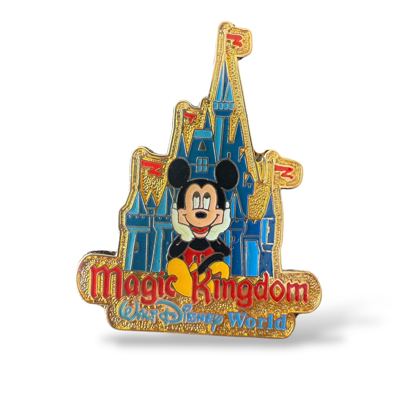 WDW Mickey Mouse Gold Magic Kingdom Castle Pin