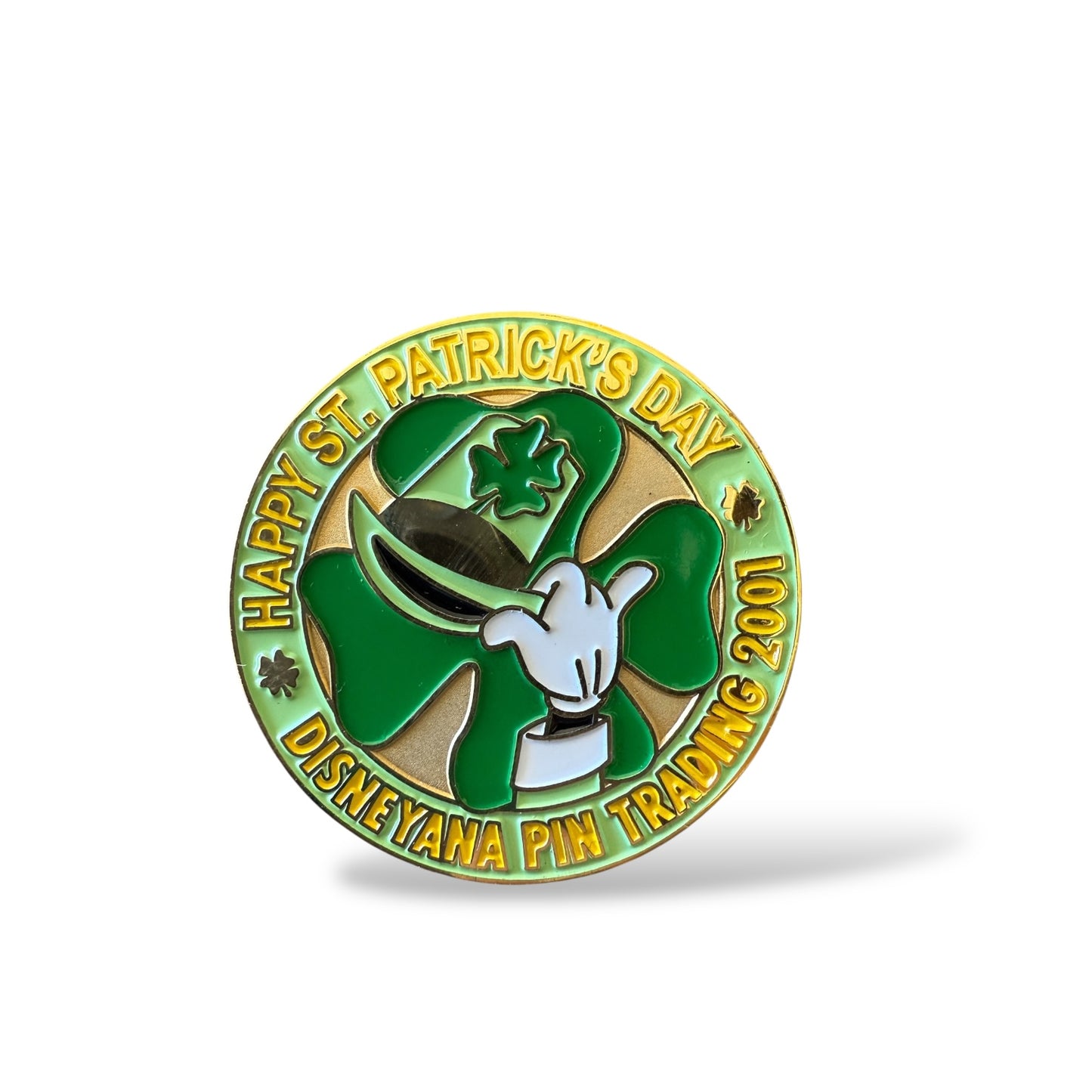 Happy St. Patrick's Day 2001 Disneyana Pin Trading Fantasy Pin