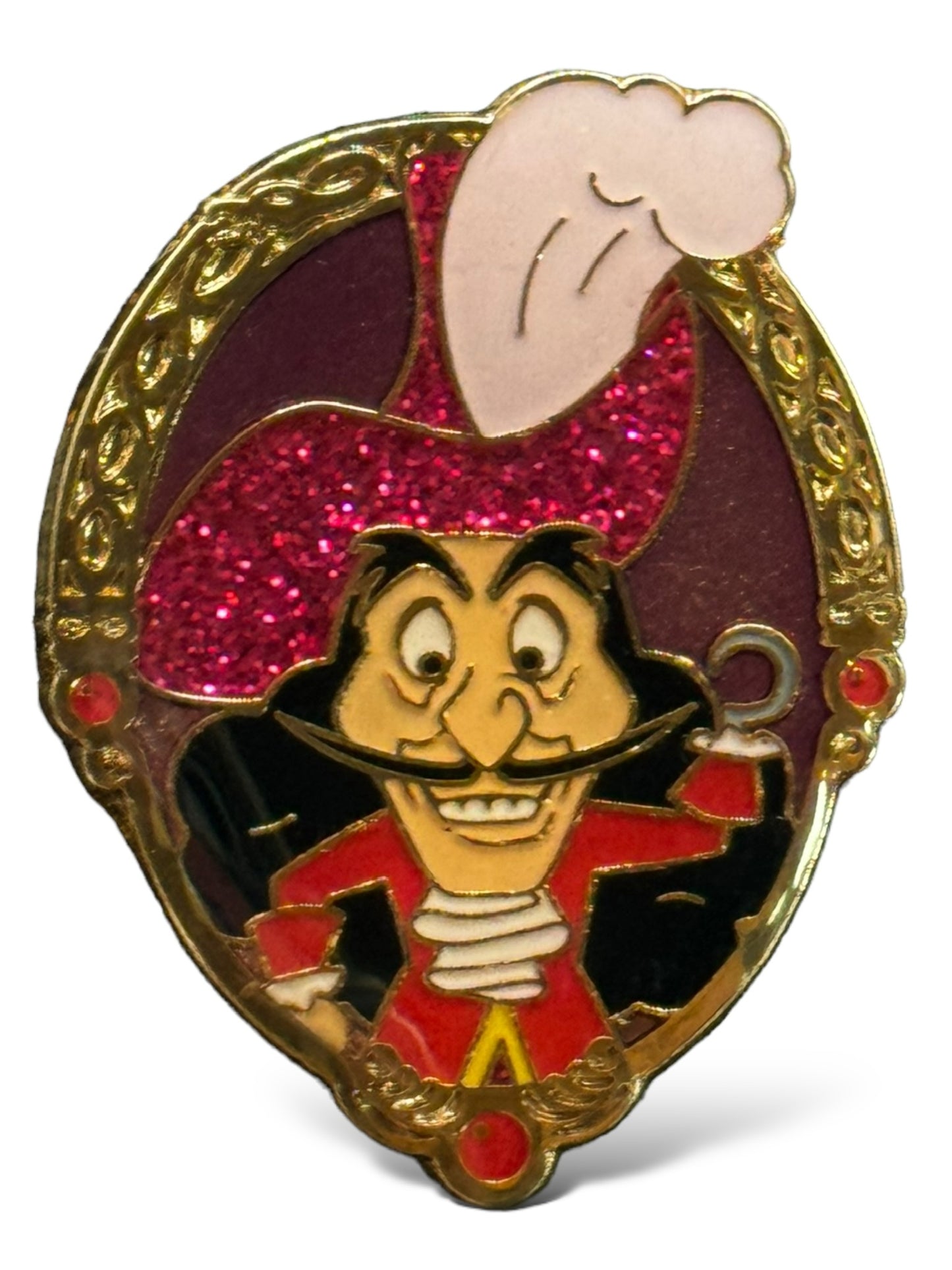 TDR Game Prize Gold Frames Captain Hook Pin