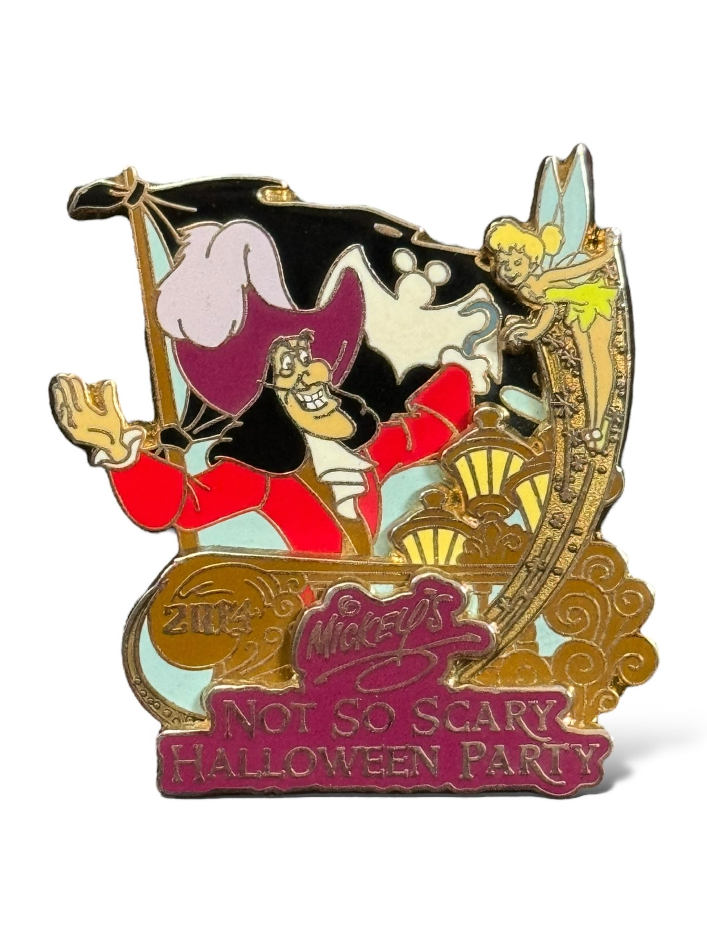 WDW 2014 Mickey's Not So Scary Halloween Party Captain Hook Pin