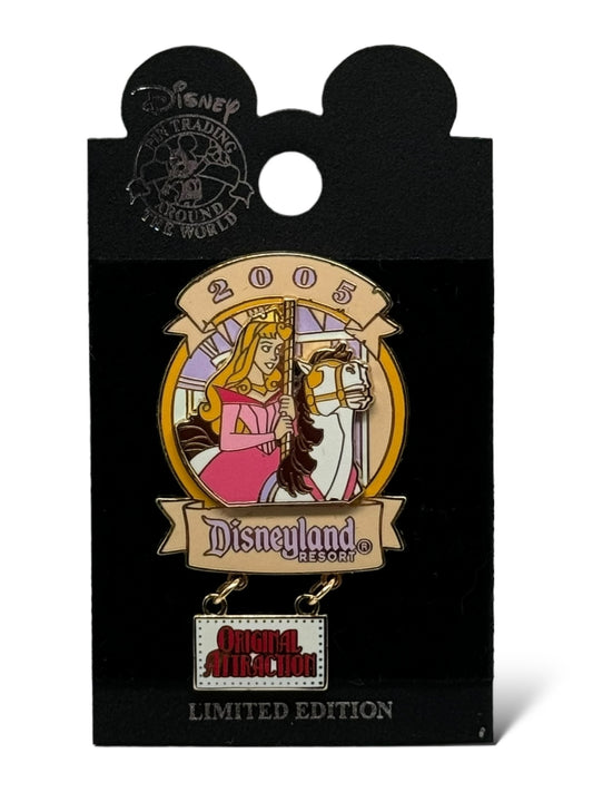 DLR Original Attraction King Arthur Carrousel Aurora Pin