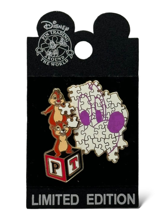 DLR Create-A-Pin Putting the Pieces Together Chip n' Dale Pin
