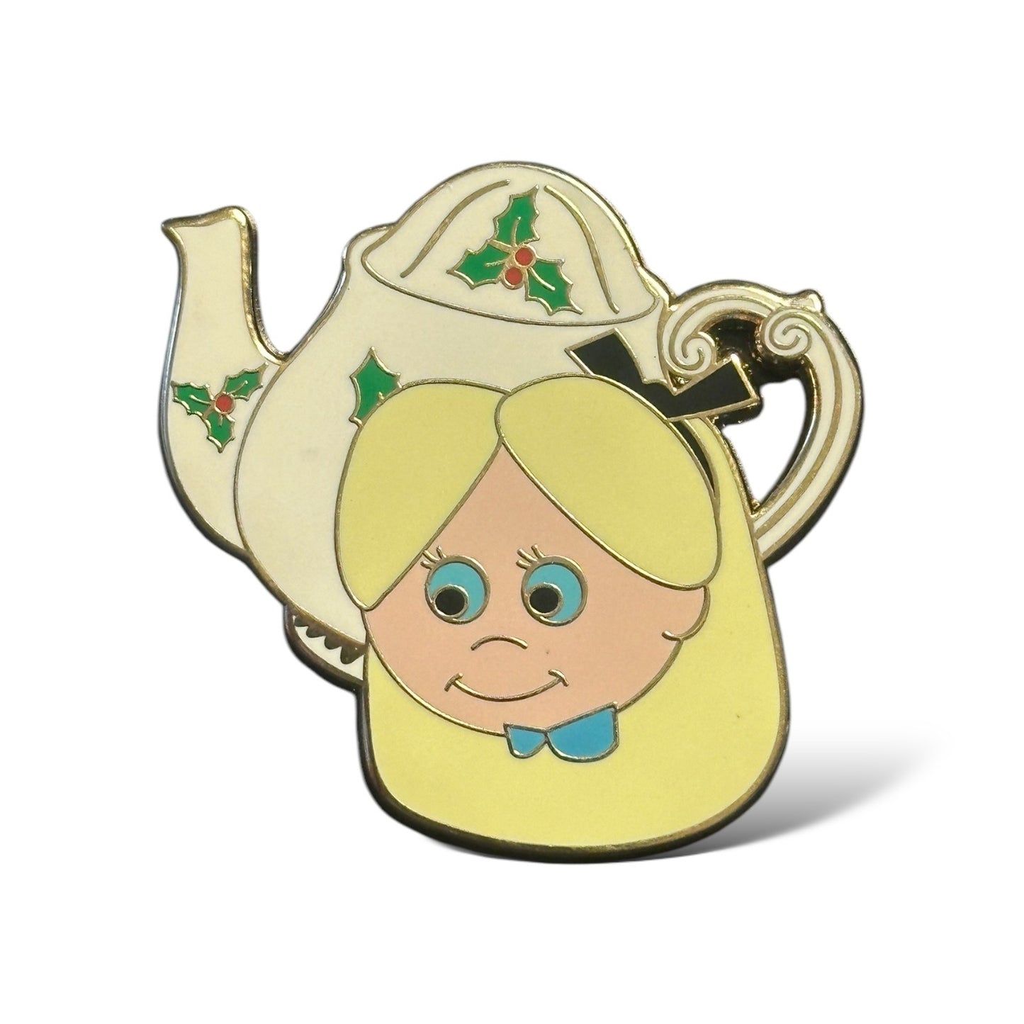 DLR It's a Small World Holiday Mystery Alice with Teapot Pin