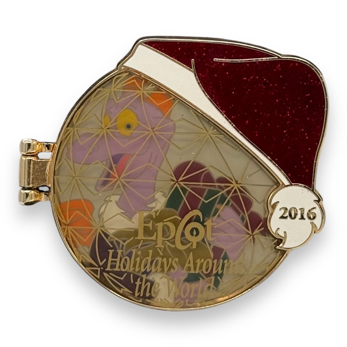 WDW Epcot Holidays Around The World 2016 Figment Logo Pin