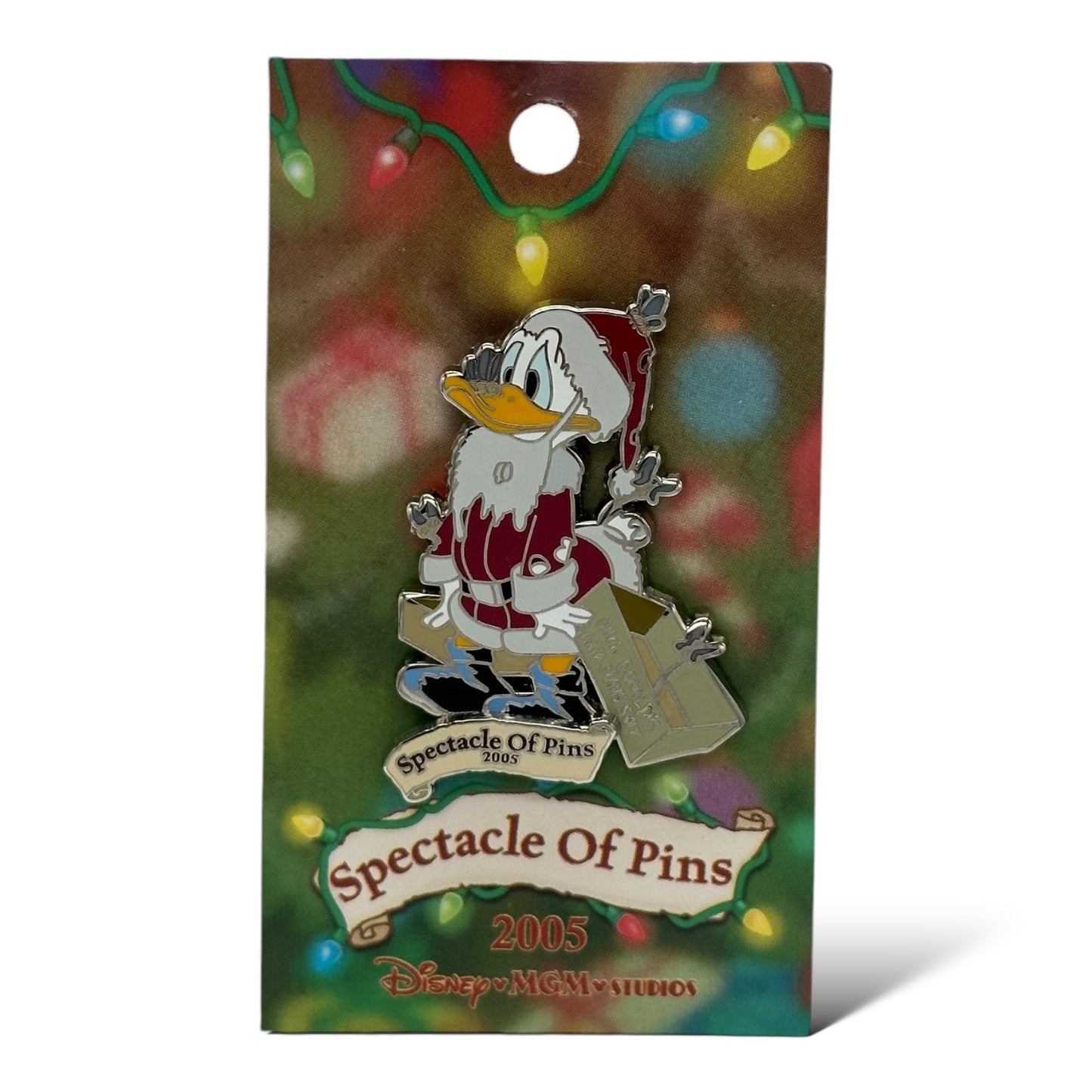 WDW Spectacle of Pins 2005 Donald Duck Santa Outfit Pin