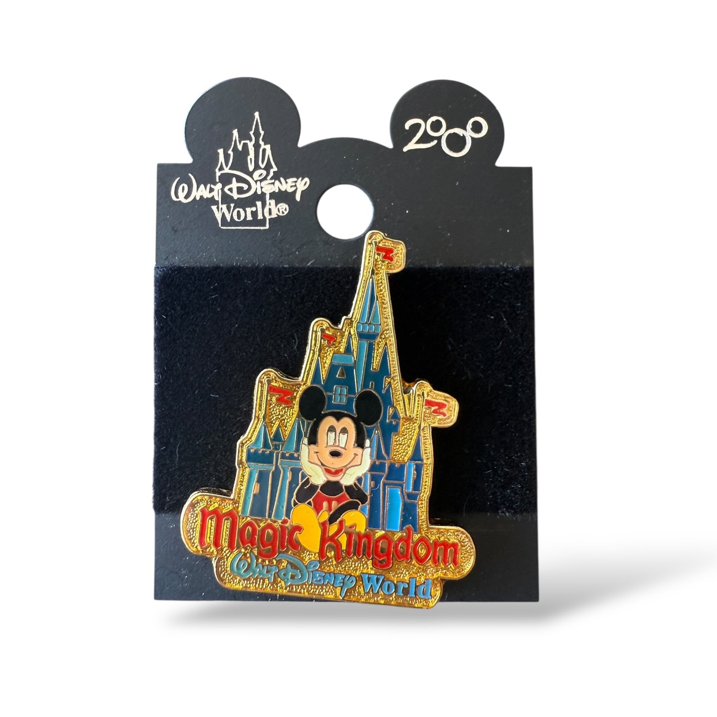 WDW Mickey Mouse Gold Magic Kingdom Castle Pin