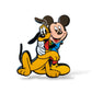 UKDS Plastic Mickey and His Gang Mickey and Pluto Pin