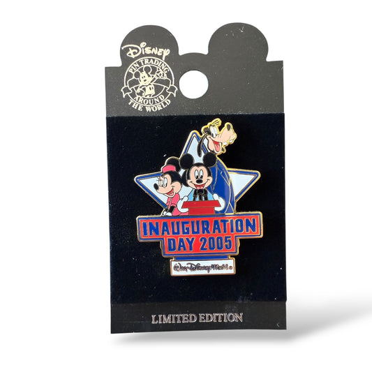 WDW Inauguration Day 2005 Mickey, Minnie, and Goofy Pin