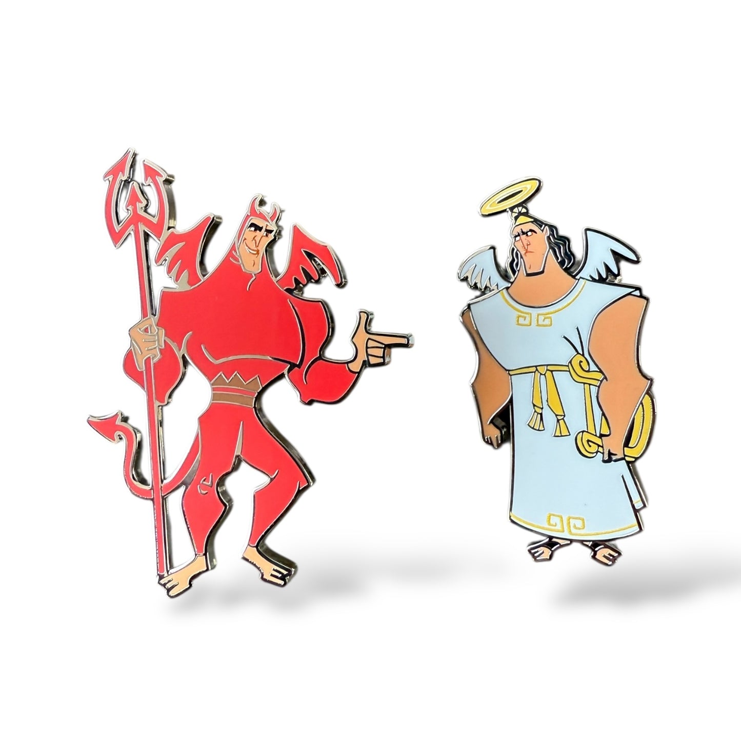 DLRP The Emperor's New Groove Kronk as Angel and Devil Pin Set