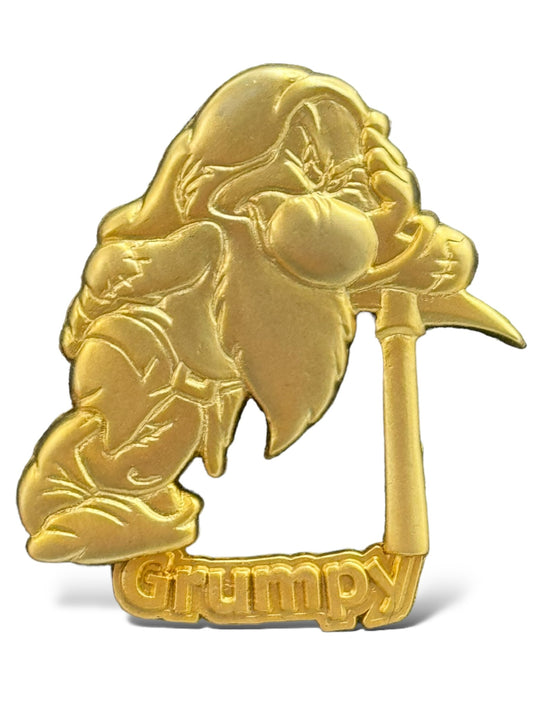 JDS 100 Relief Gold Tone Grumpy Pin