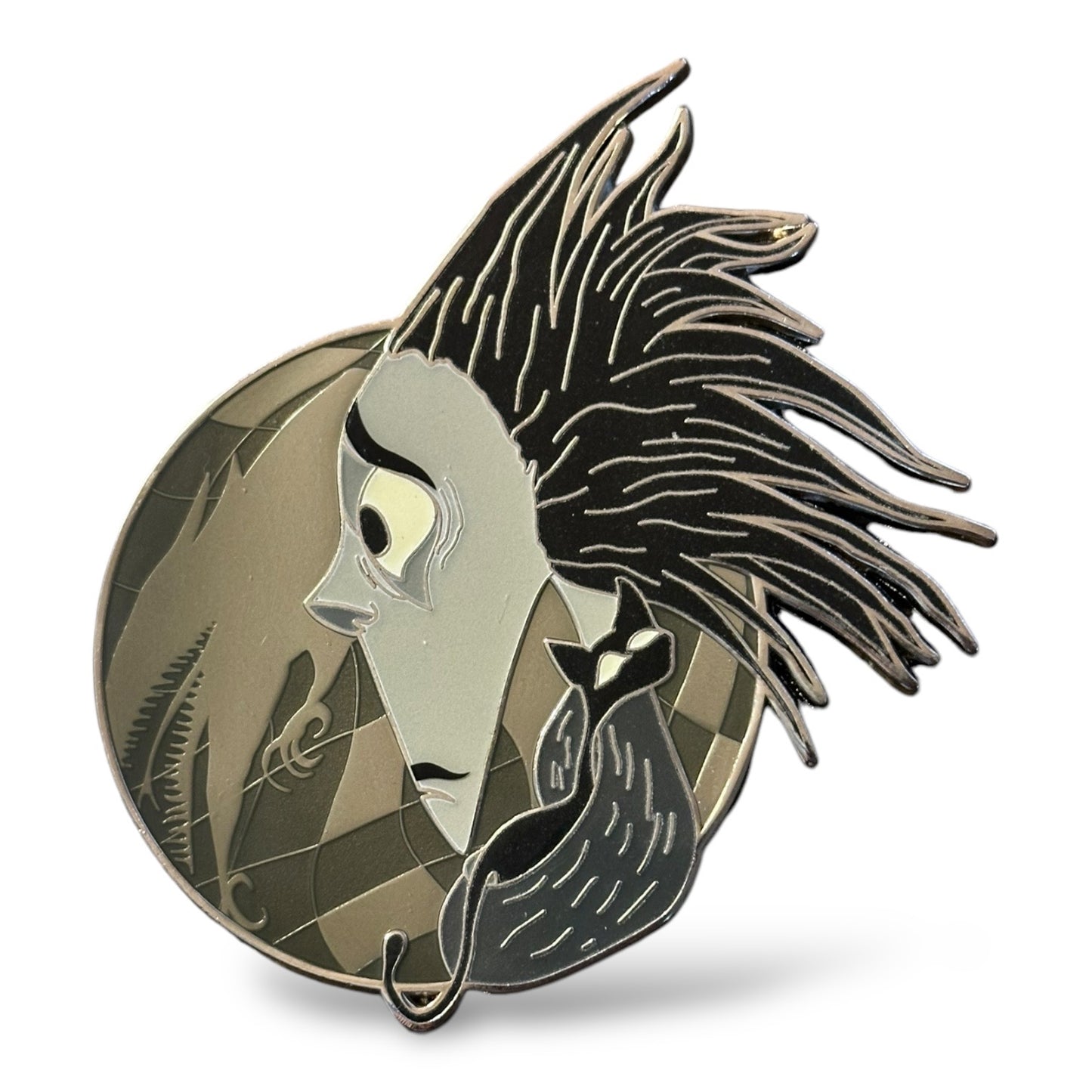 Vincent Profile Gray Version Fantasy Pin