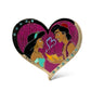 WDI Valentine Jeweled Heart Aladdin and Jasmine Pin