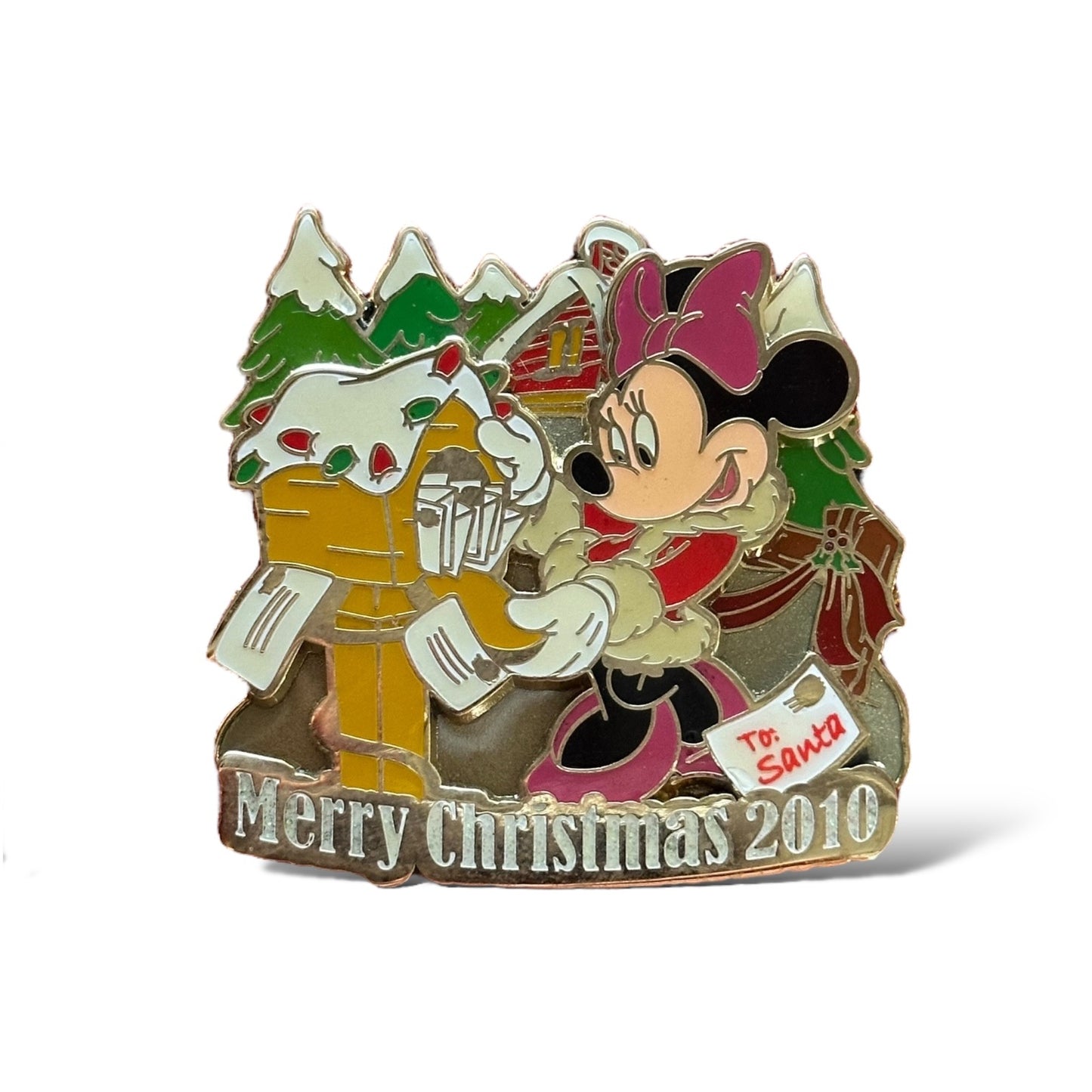 Disney Parks Merry Christmas 2010 Door Hanger Collector Pin Set