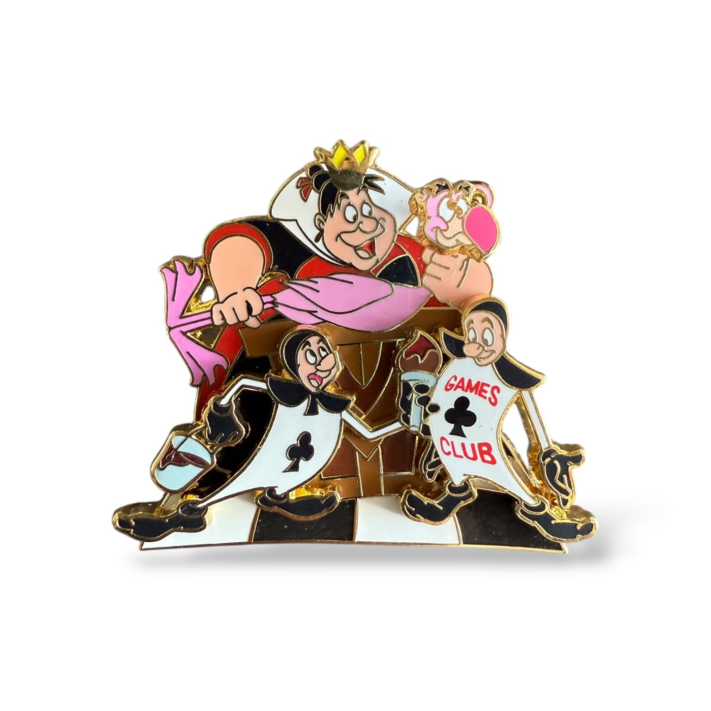 WDW Pin Trading University Games Club Queen of Hearts Pin