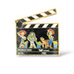 Disney Shopping Toy Story Clapboard Buzz, Woody, Jessie, Little Green Men and Bullseye Pin