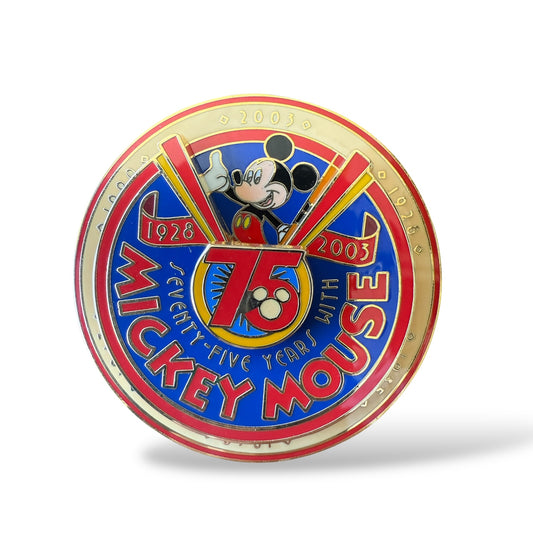 DEC 75 Years of Mickey Spinner Pin