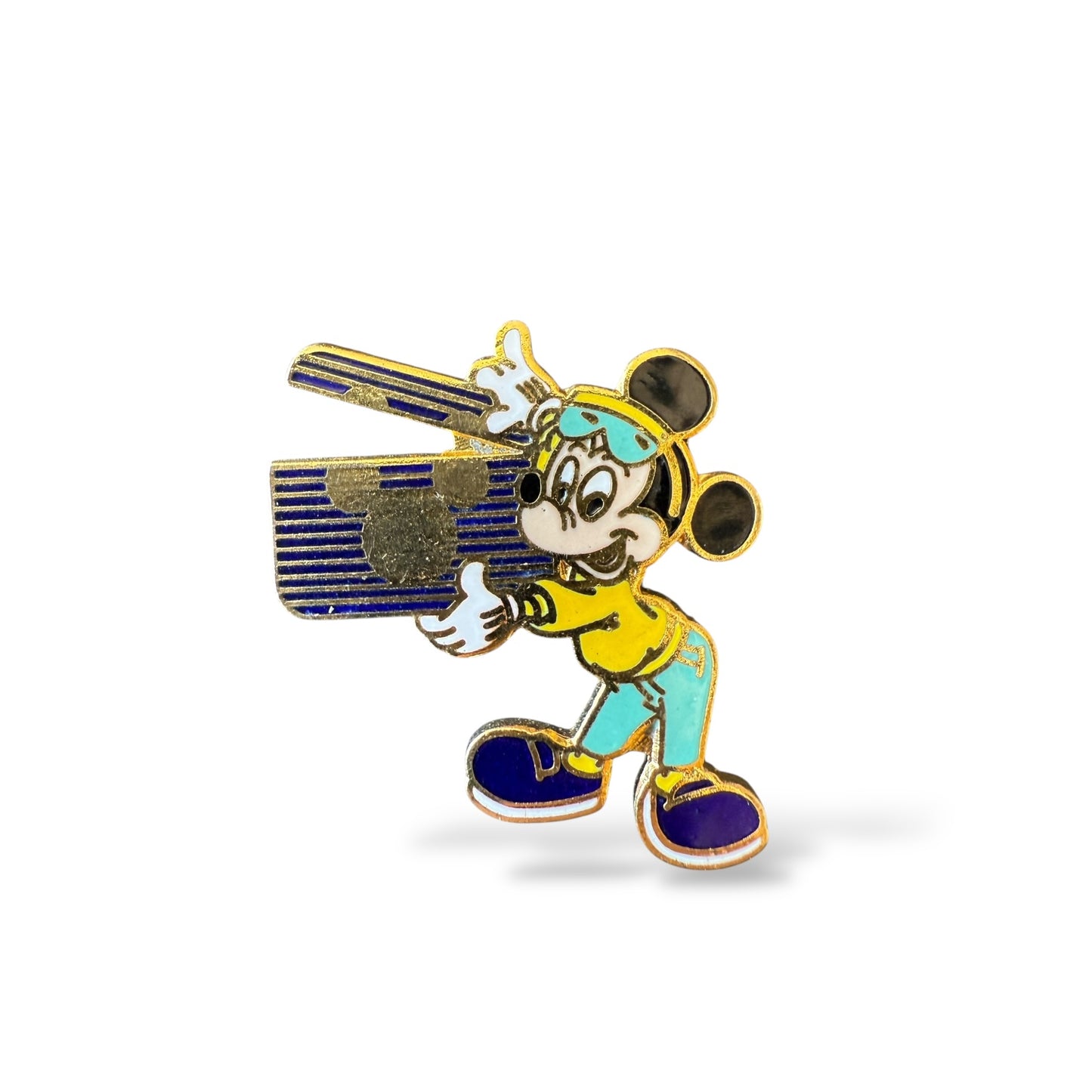 Disney Parks Disney Channel Mickey with Clapboard and Blue Shoes Pin