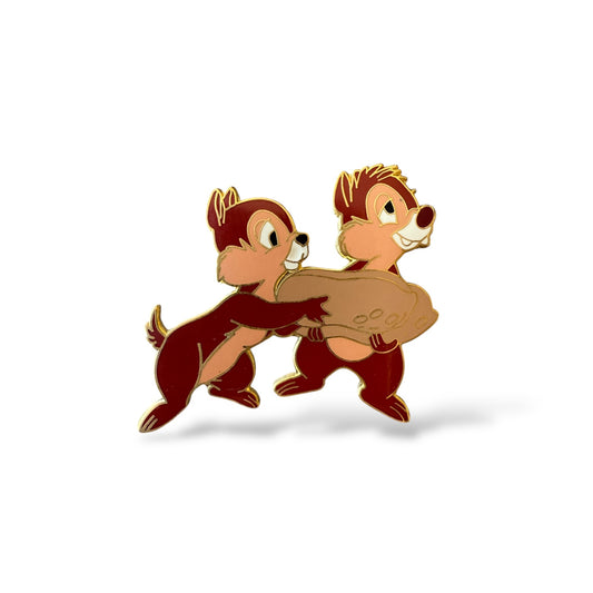 JDS Chip n' Dale Holding a Peanut Pin