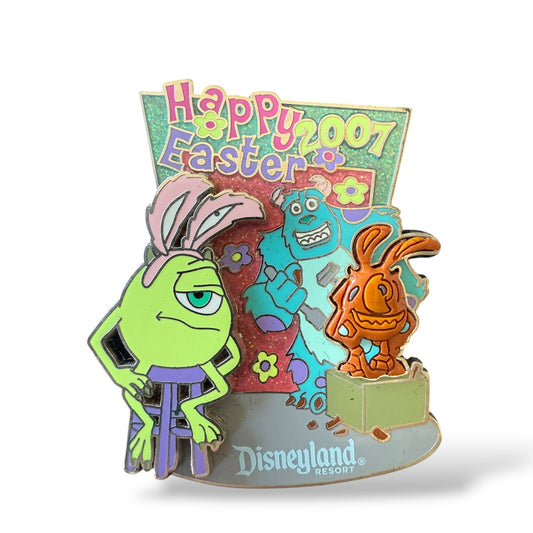DLR Happy Easter 2007 Mike and Sulley Pin