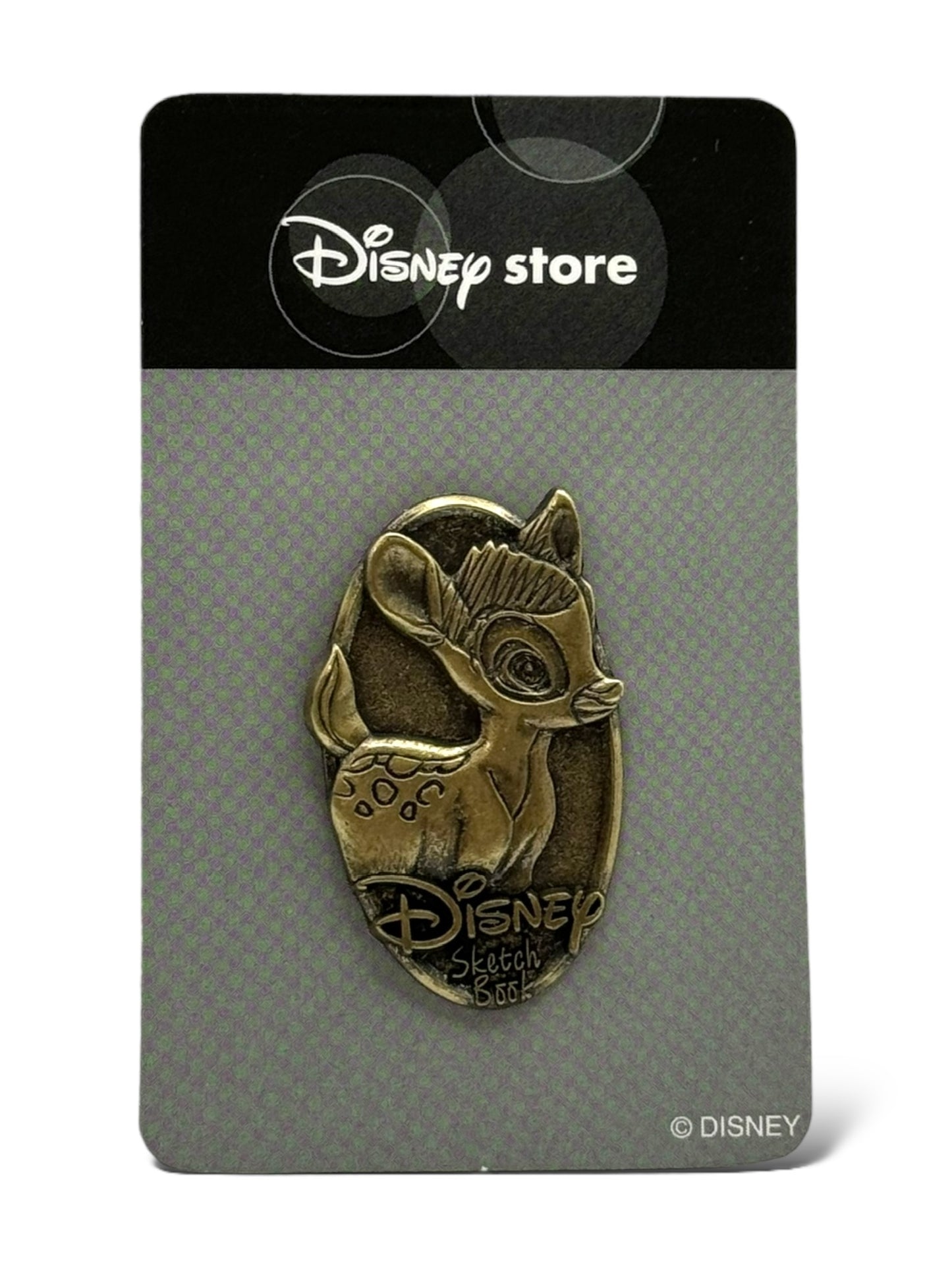 JDS Bronze Disney Sketch Book Bambi Pin