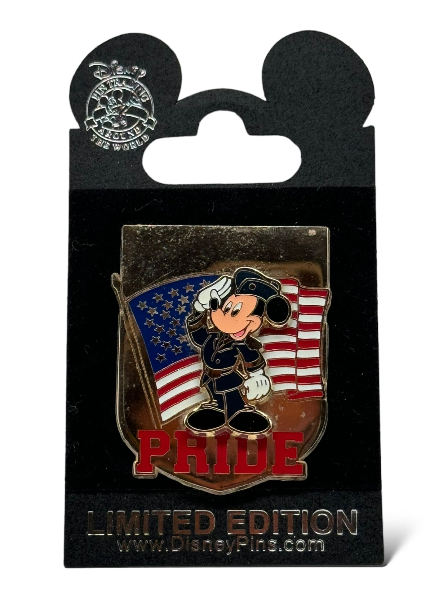 Pre-Production WDW Mickey Mouse Armed Forces Day 2008 Salutes Pin