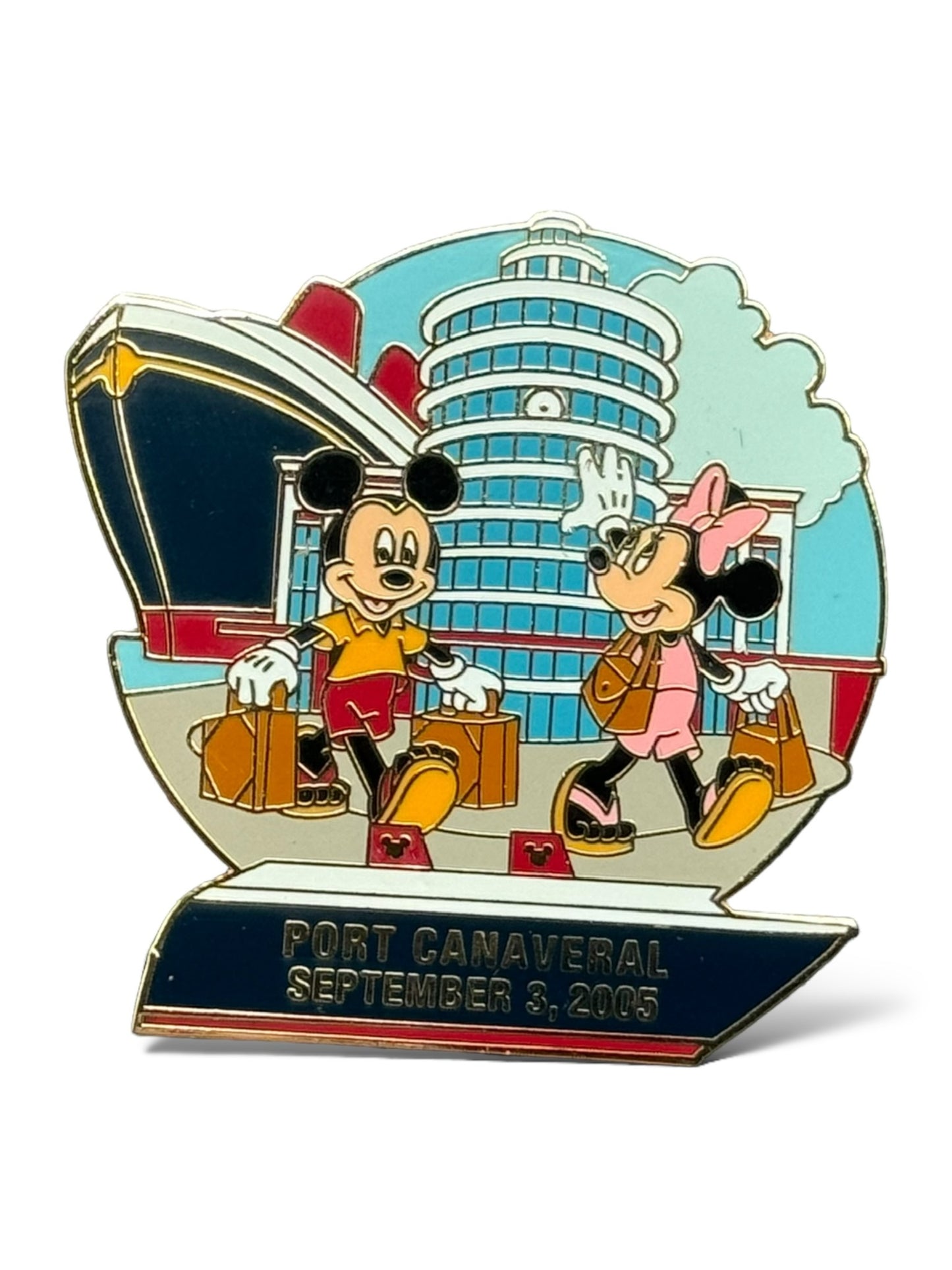 DCL September 3, 2005 Port Canaveral Mickey & Minnie Pin