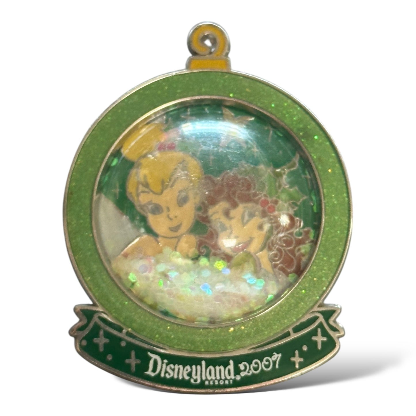 DLR Holiday Snow Globe Tinker Bell and Prilla Pin