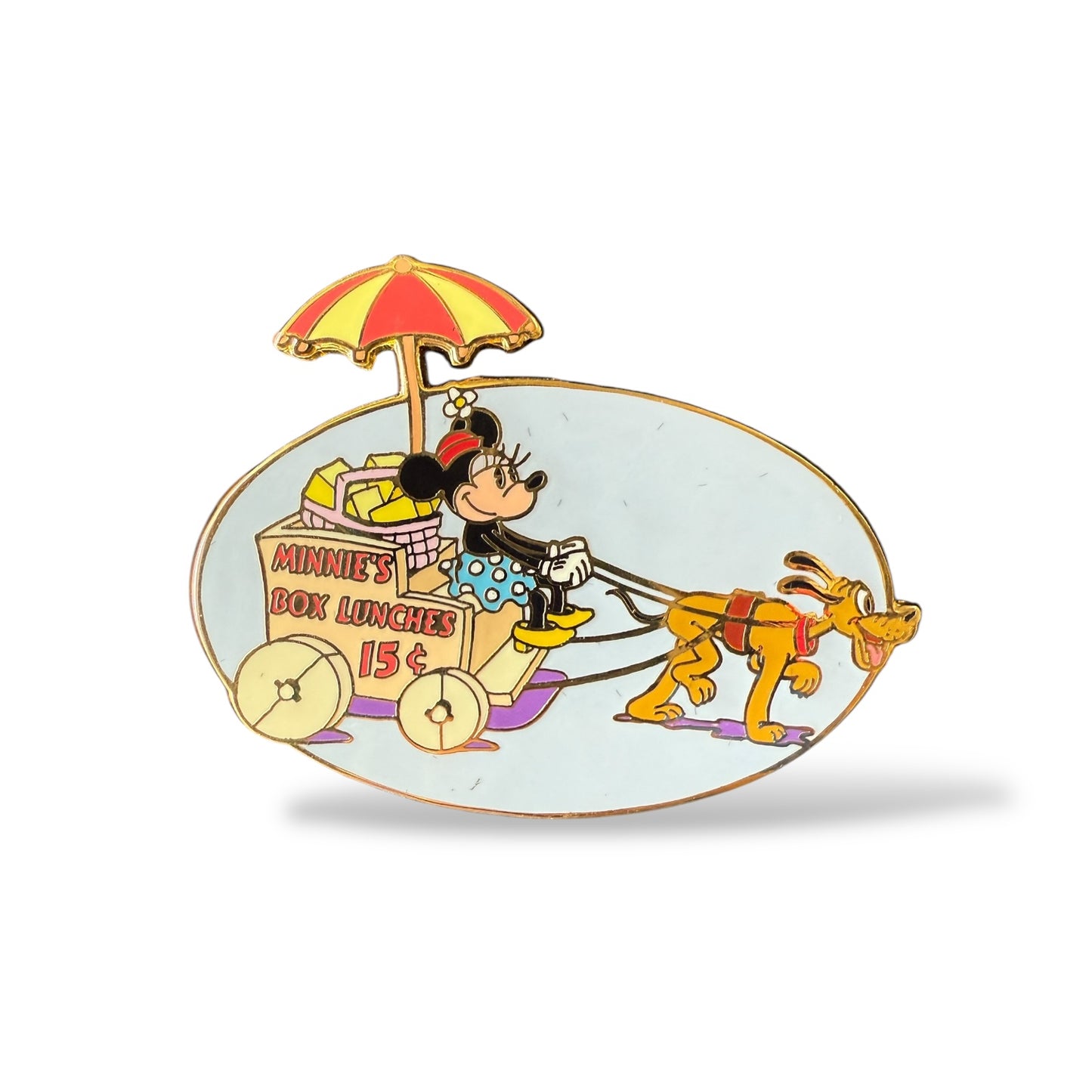 Disney Auctions Minnie Mouse Lunch Wagon Pin