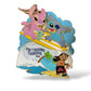 HKDL Pin Trading Carnival 2025 Stitch and Angel Super Jumbo Pin