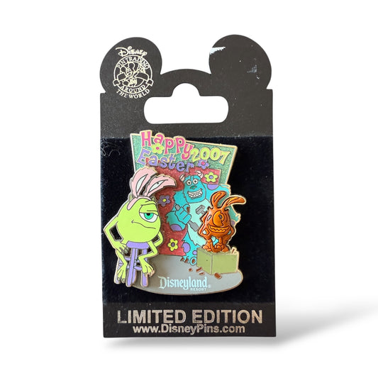 DLR Happy Easter 2007 Mike and Sulley Pin