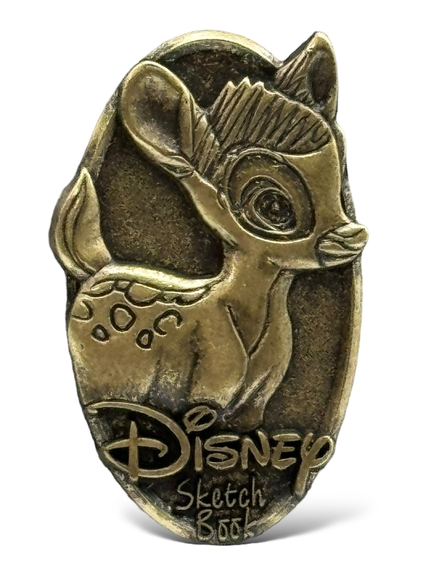 JDS Bronze Disney Sketch Book Bambi Pin