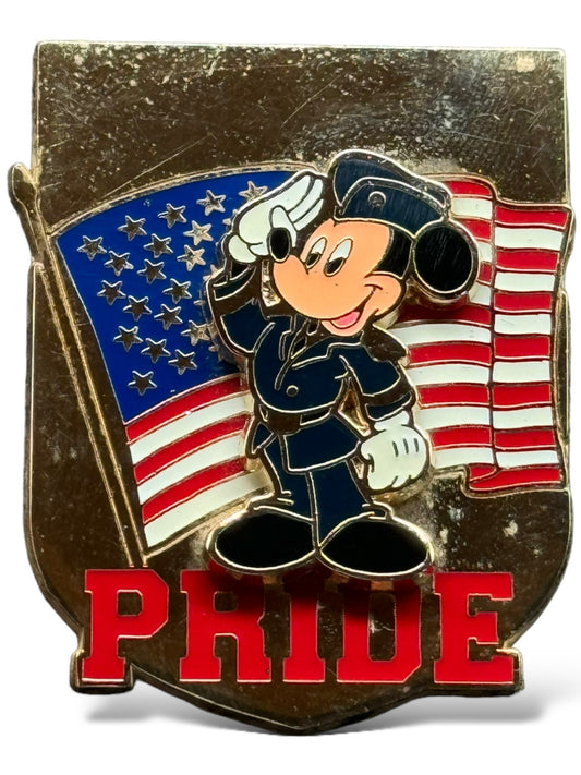 Pre-Production WDW Mickey Mouse Armed Forces Day 2008 Salutes Pin