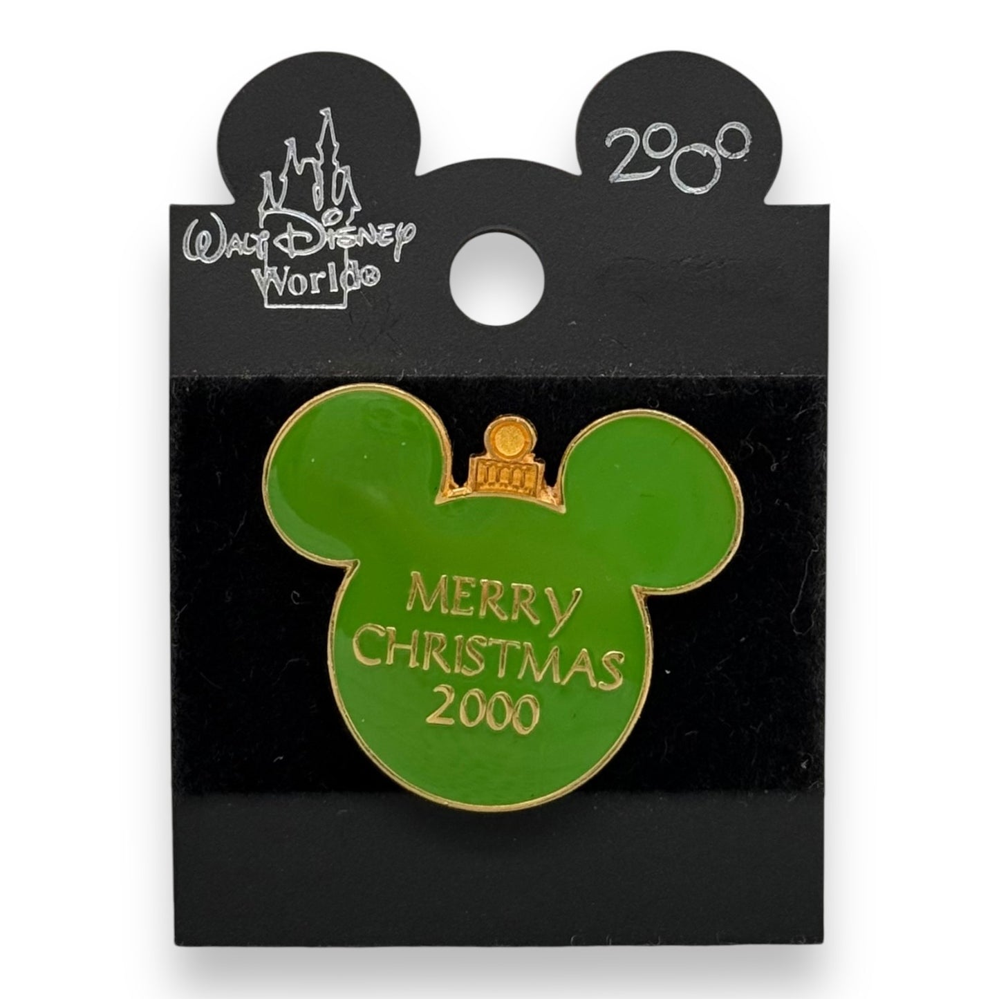 WDW Merry Christmas 2000 Mystery Green Ornament Pin