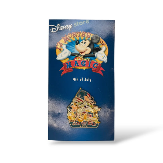 Disney Store 12 Months of Magic 4th of July 2002 Pin