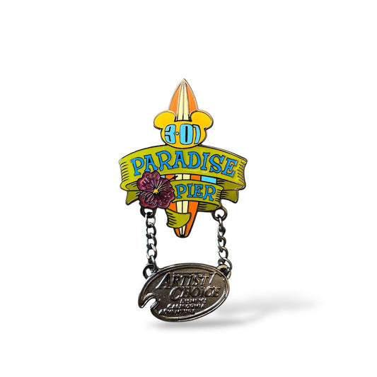 DCA Artist Choice Tattoo Surf Dangle Pin