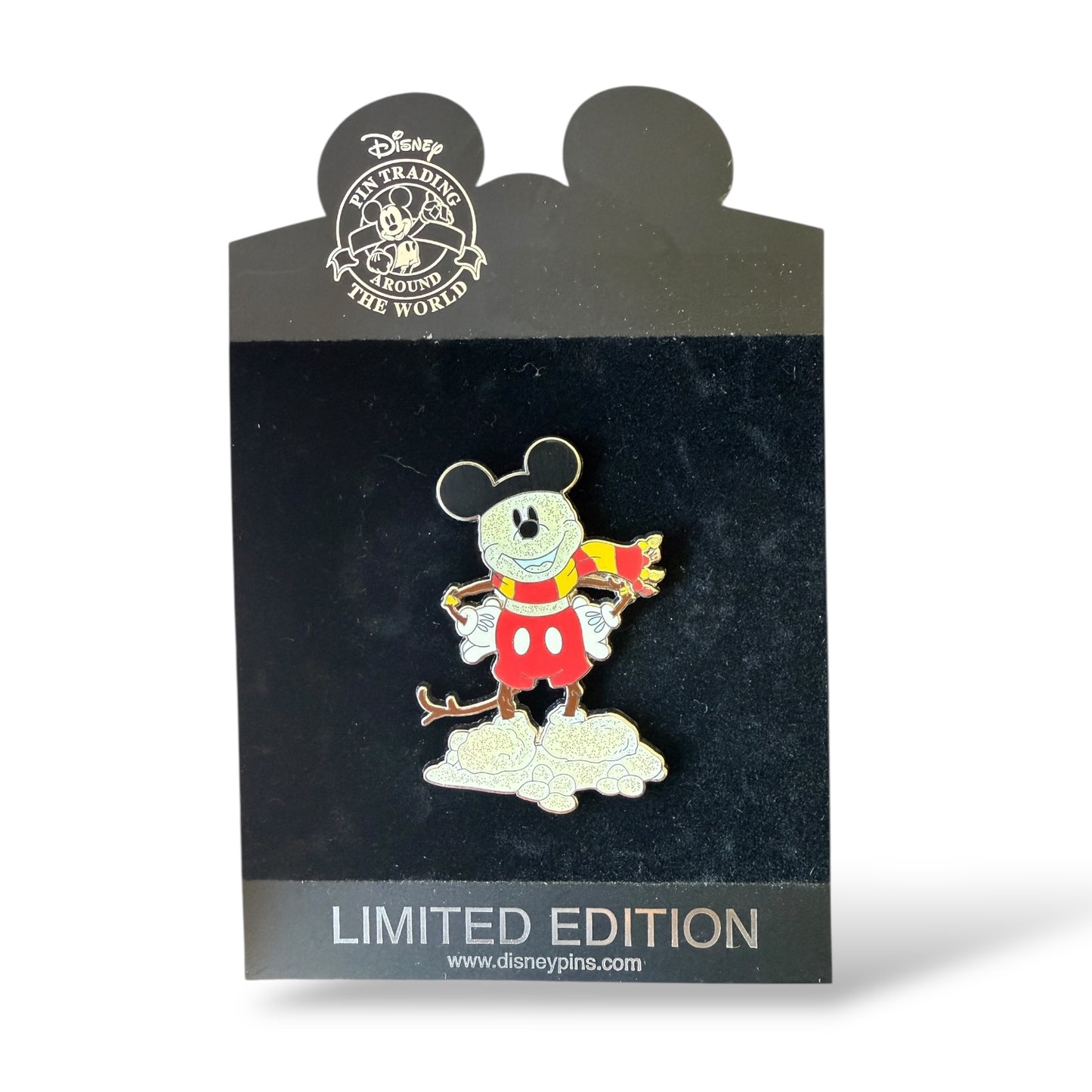Disney Shopping Winter Snowman Mickey Mouse Pin
