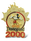 DLR Disneyland 2000 Mickey Pin