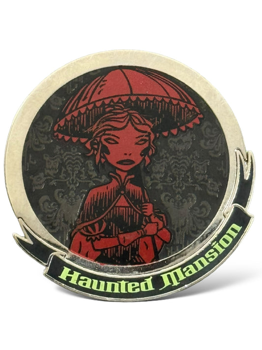 WDW Haunted Mansion 50th Anniversary Mystery Parasol Girl Pin