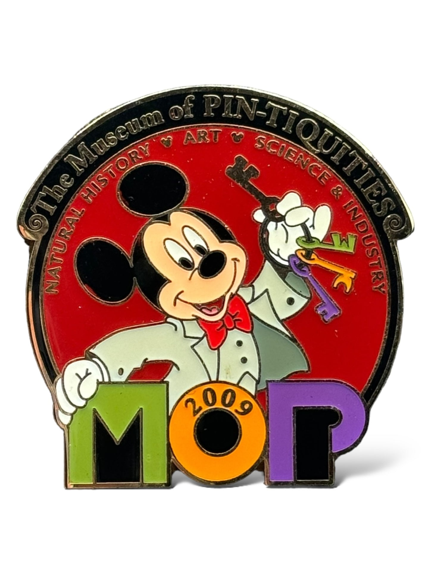 WDW Museum of Pin-Tiquities Logo Mickey Pin