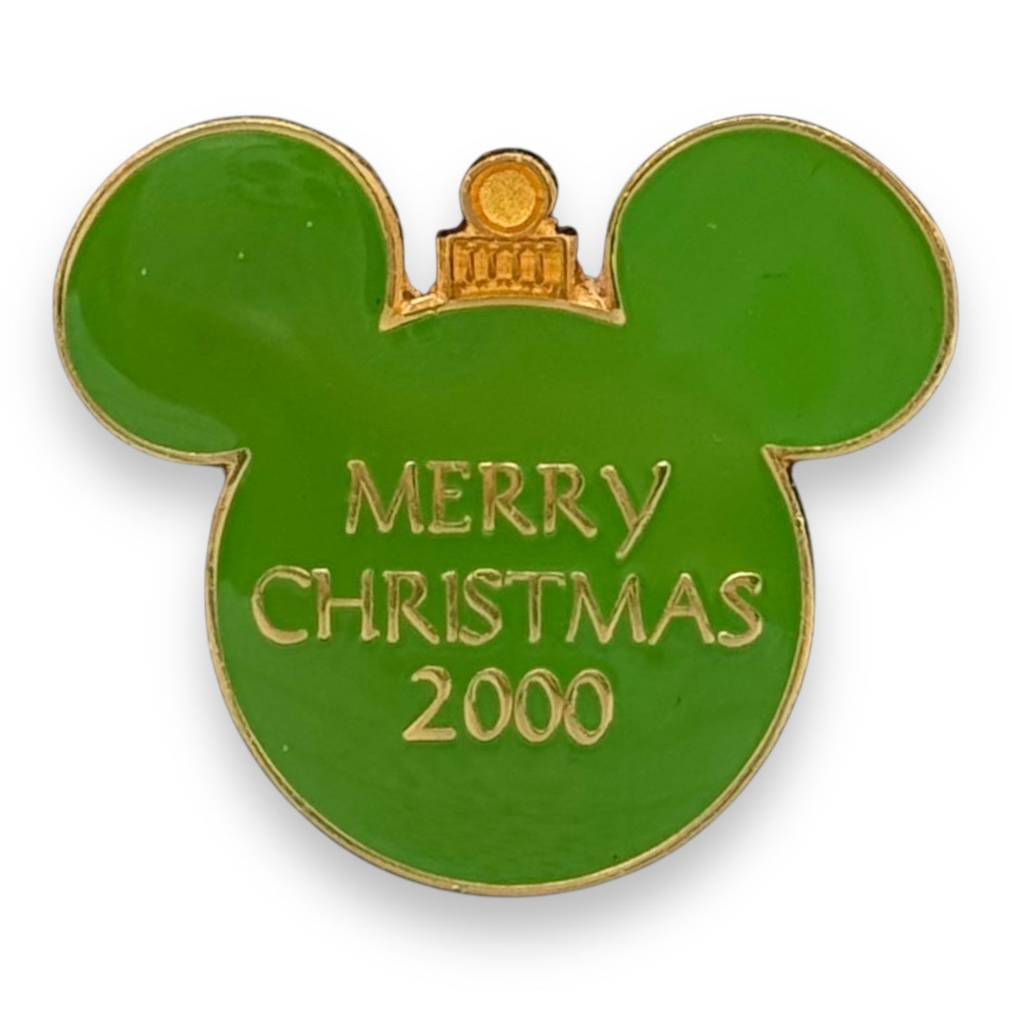 WDW Merry Christmas 2000 Mystery Green Ornament Pin