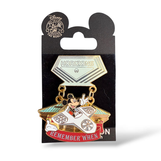 WDW White Glove Remember When Horizons Pin