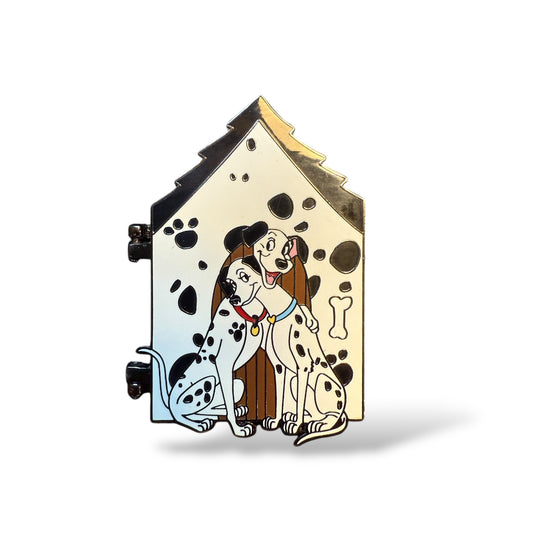 Artist Proof Disney Auctions Behind Closed Doors 101 Dalmatians Black Metal Pin