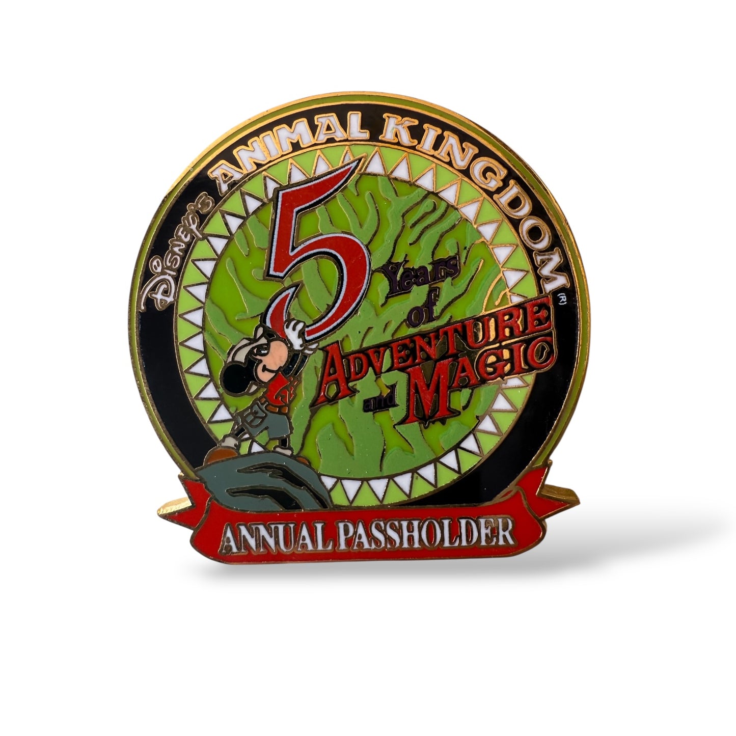 WDW Animal Kingdom 5 Years of Adventure and Magic Pin