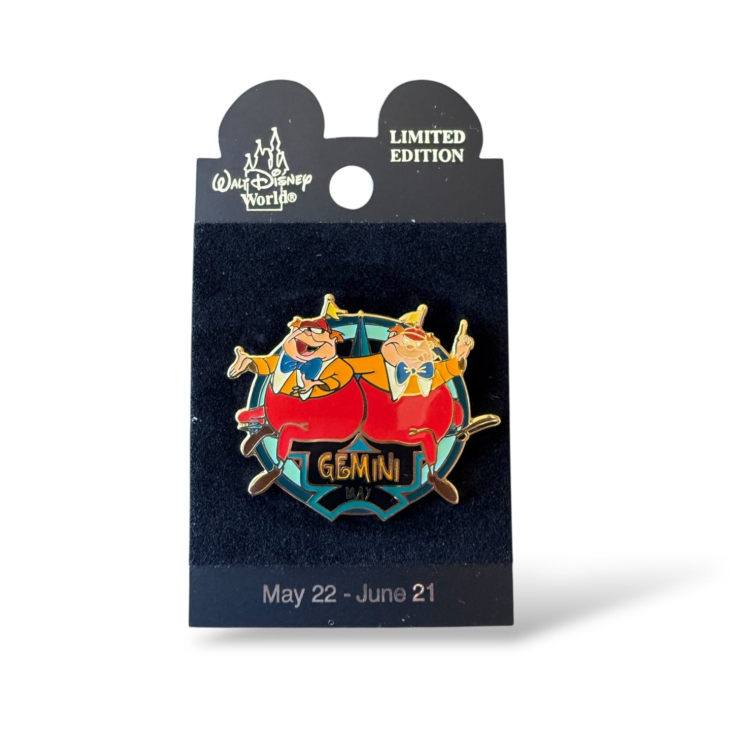WDW Zodiac Tweedle Dee and Dum Gemini Pin